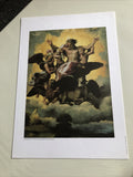 Raffaello La Visione Di Ezechiele Printed In Italy 19.5”x14”0