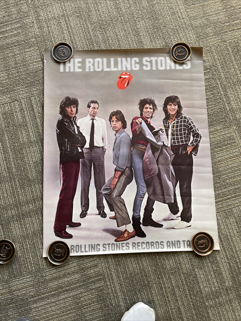 #144 1970s Rolling Stones  Record Store  Promo Poster8