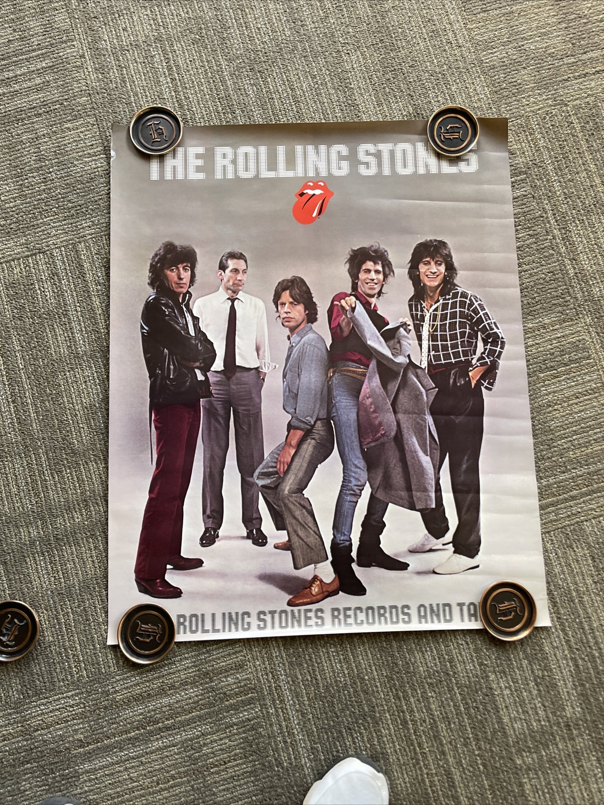 #144 1970s Rolling Stones  Record Store  Promo Poster8