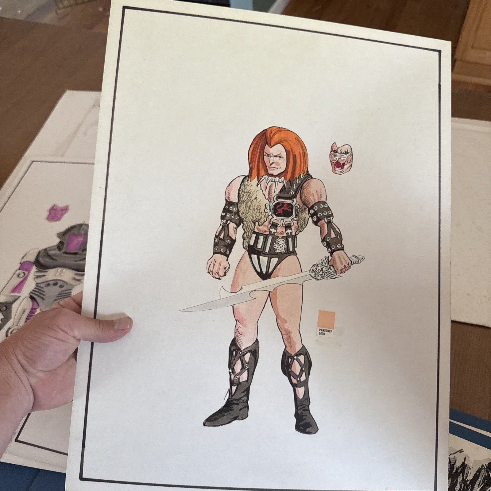 Vintage 1980s Golden Girl Guardians Of The Gemstones Concept Art 14 Pcs Drawings1