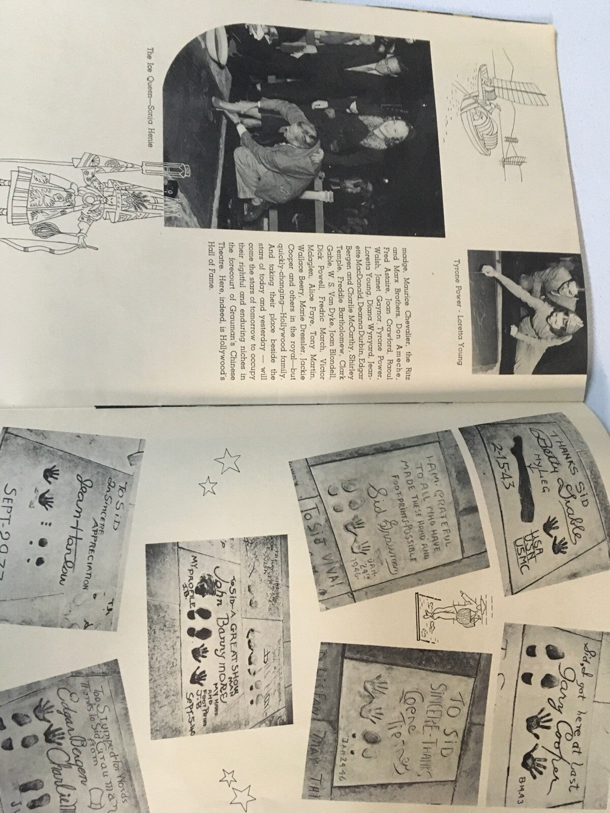 GRAUMAN'S CHINESE THEATRE OFFICIAL SOUVENIR "A SHRINE TO ART" 1943 Hollywood Cal2