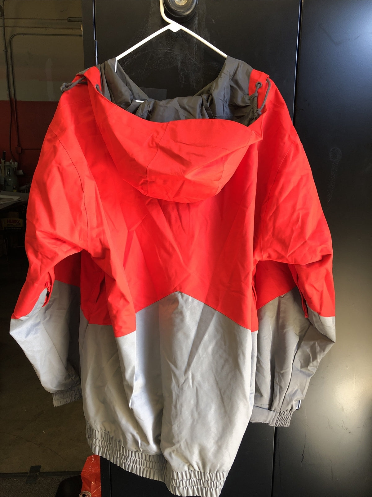 Nike Storm-Fit Full Zip With Hood Red/Grey Jacket Size 2XL NOS4