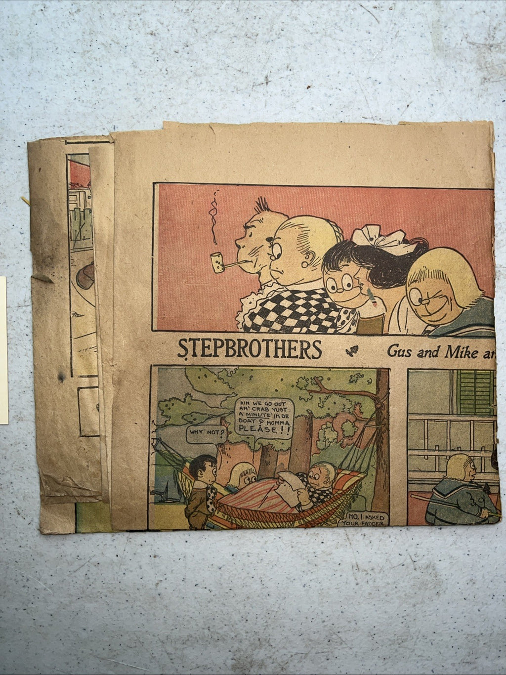 Rare 1909 Comic Section of The San Francisco Call Newspaper Gene Carr *FRAGILE*1