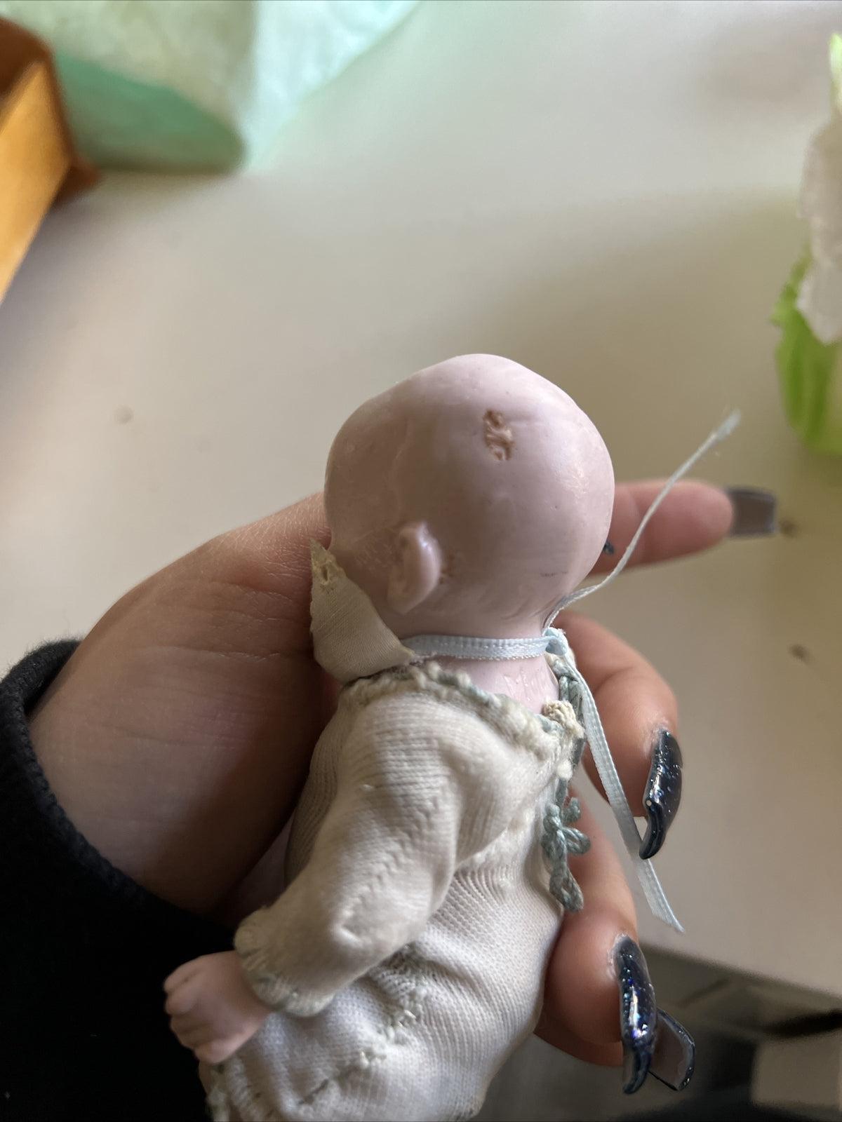5” Vintage German Baby Boy Bisque Doll7