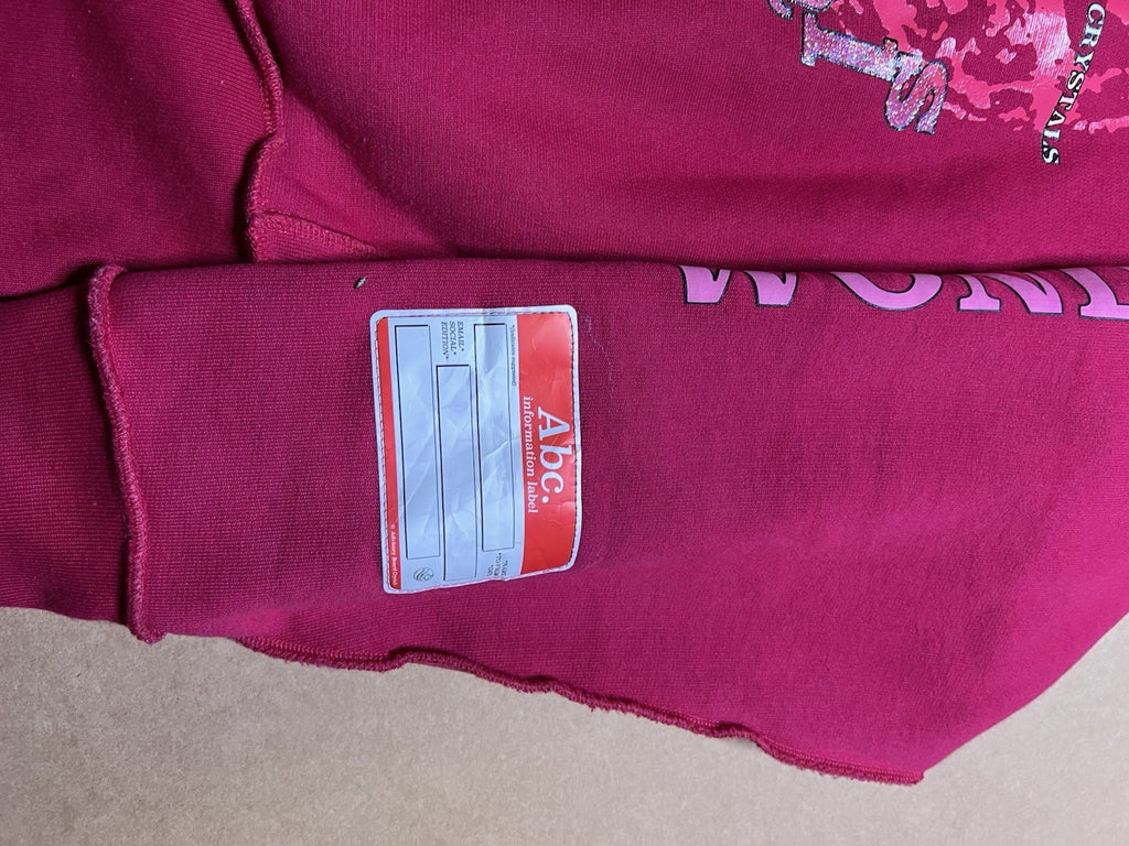 RARE ABC Advisory Board Crystals Hoodie XXL Red Graphic “What It Would Be Like”7