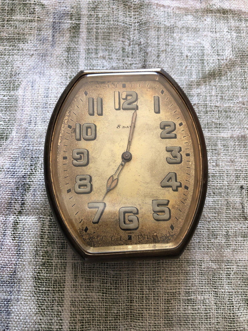 Vintage Hebdo 8 Days Pocket Watch Clock Swiss Made0