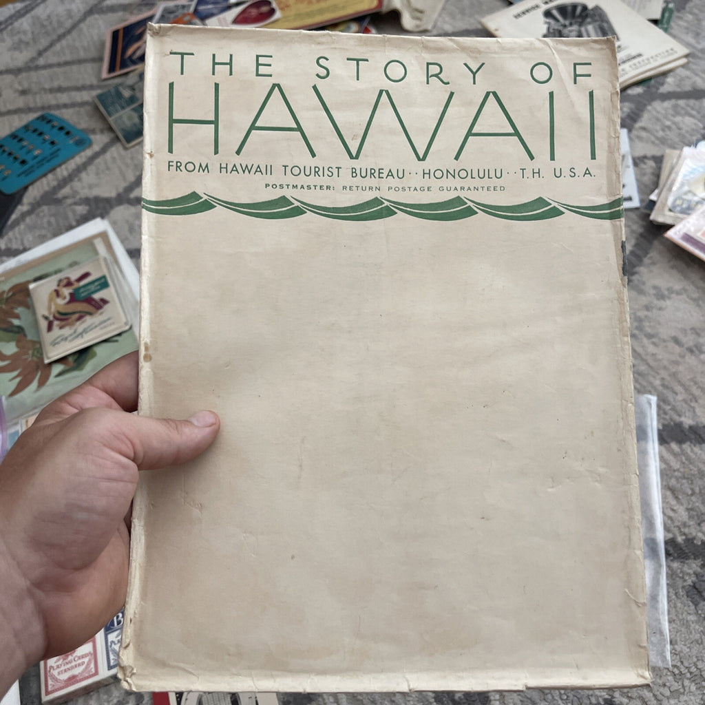 1930 The Story of Hawaii - Hawaii Tourist Bureau - Tourism Travel Guide W Map4