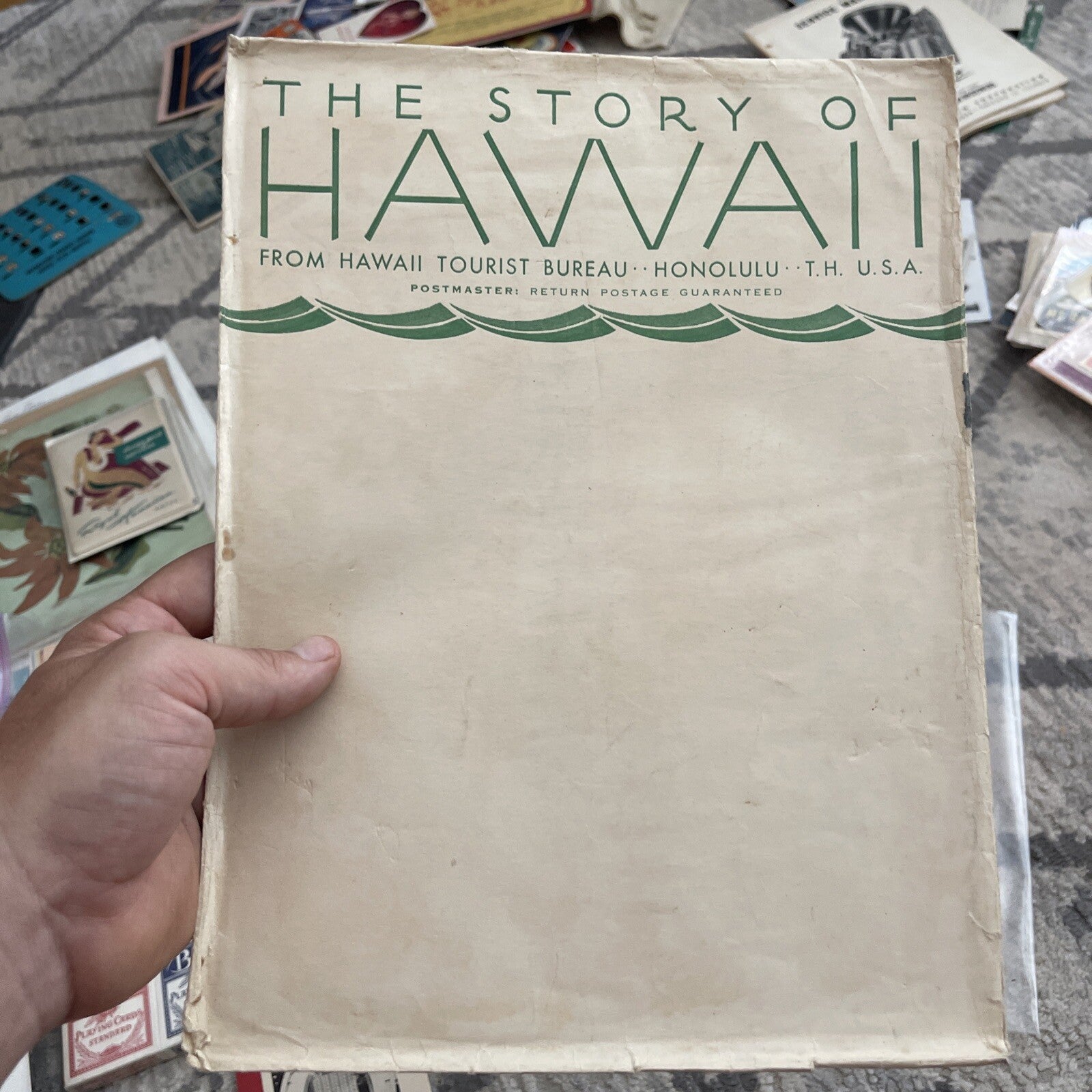 1930 The Story of Hawaii - Hawaii Tourist Bureau - Tourism Travel Guide W Map4