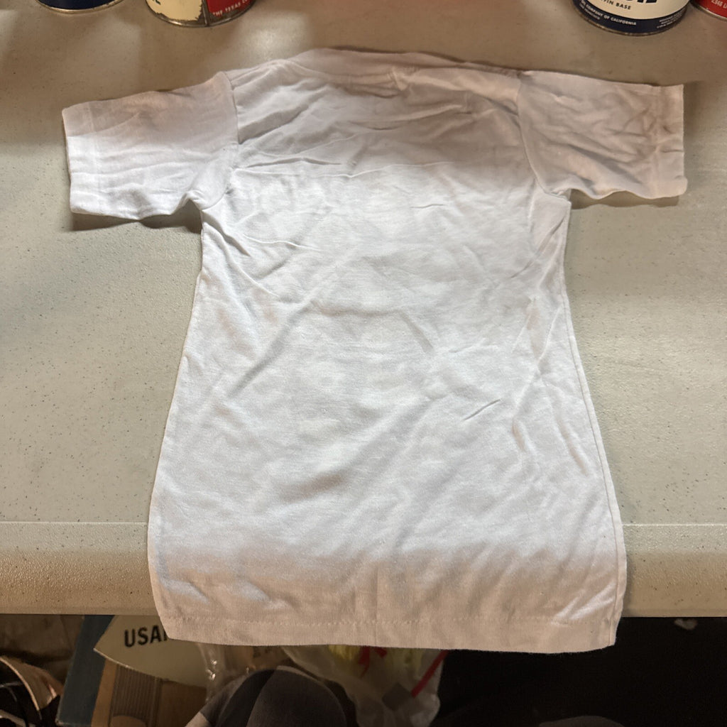 Vintage Gymnastics Panda T Shirt kids Size Small White  Tee 90s New Old Stock3