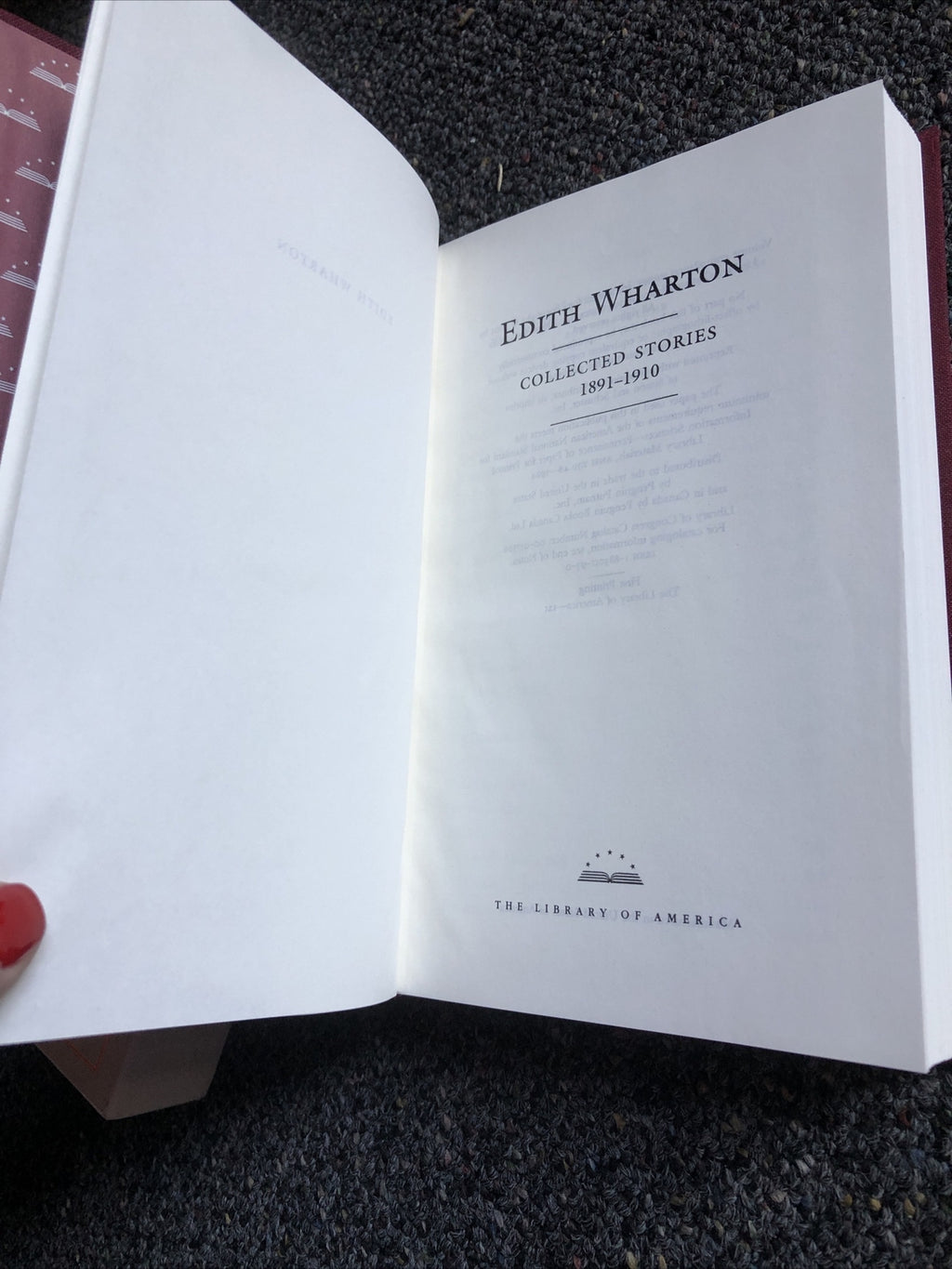 EDITH WHARTON : Collected Stories 1911-1937, Library of America3