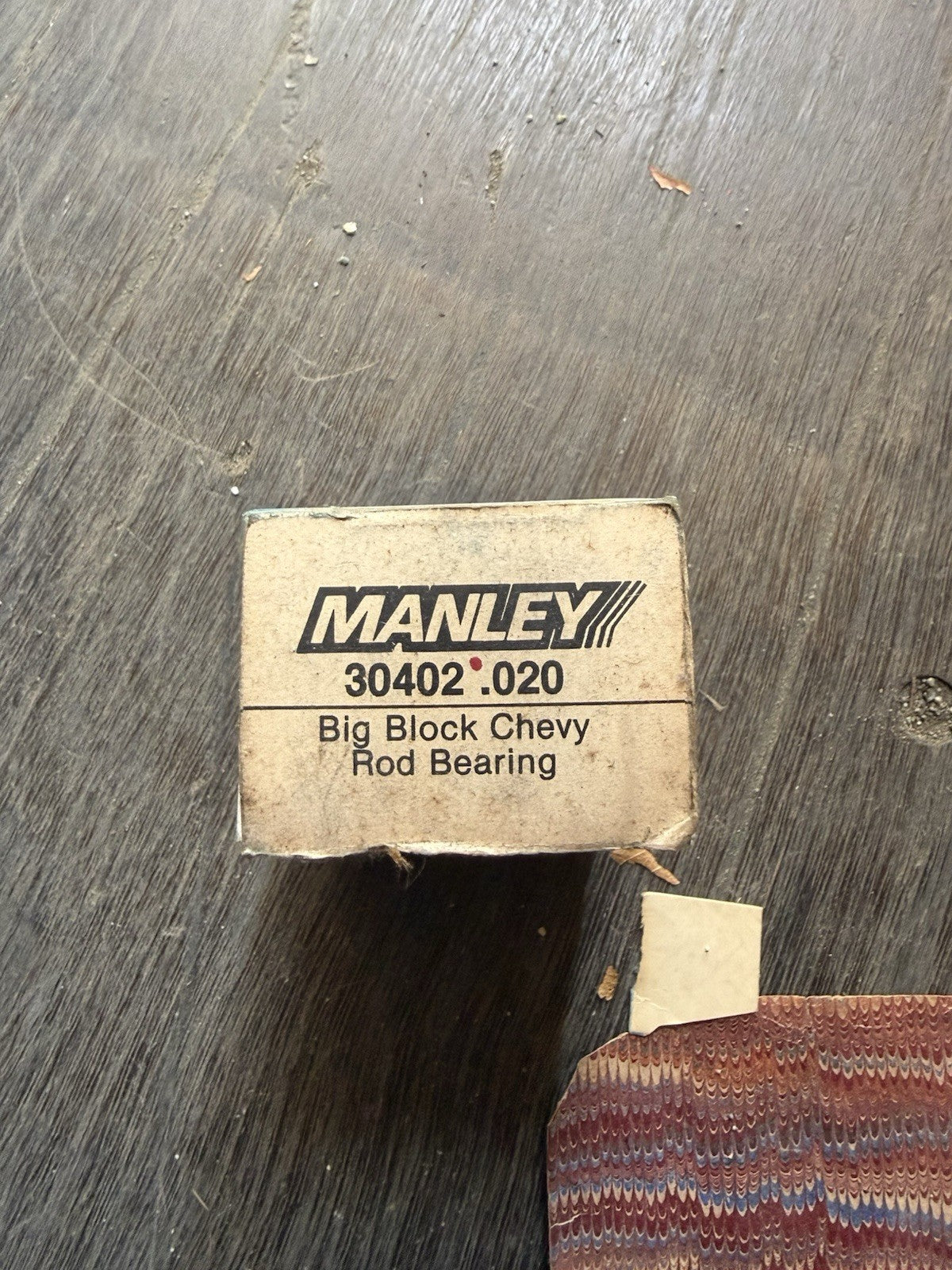 NOS Vintage Manley Big Block Chevy BBC Rod Bearings 30402 .020 Undersize0