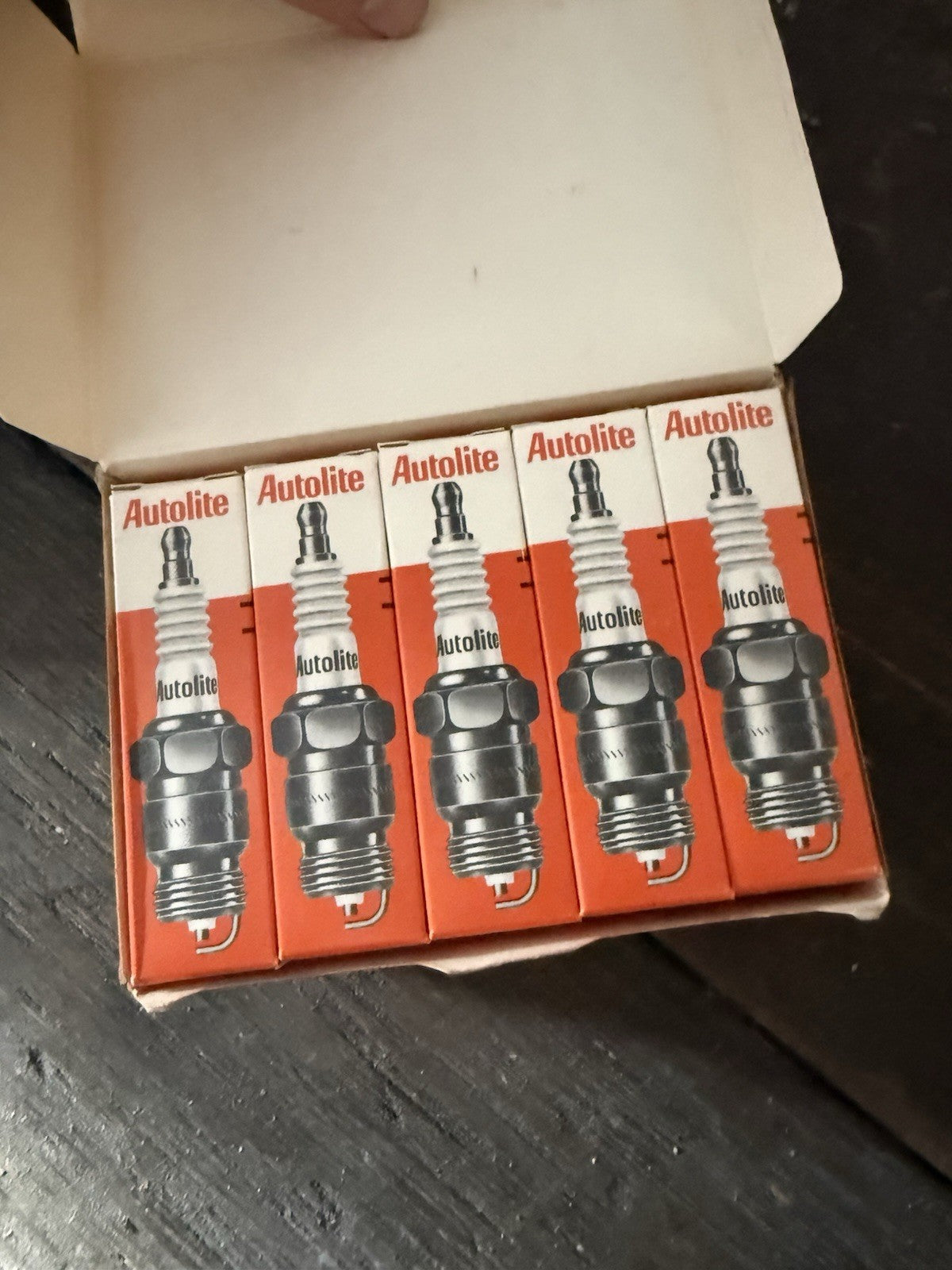 NOS Vintage Autolite 115 Spark Plugs Box of 10 Replaces Champion2