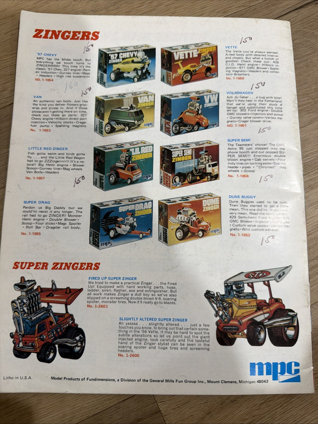 MPC Early 1972  Hobby Kit Catalog Haunted Mansion, POTC, Funny Cars not Aurora1