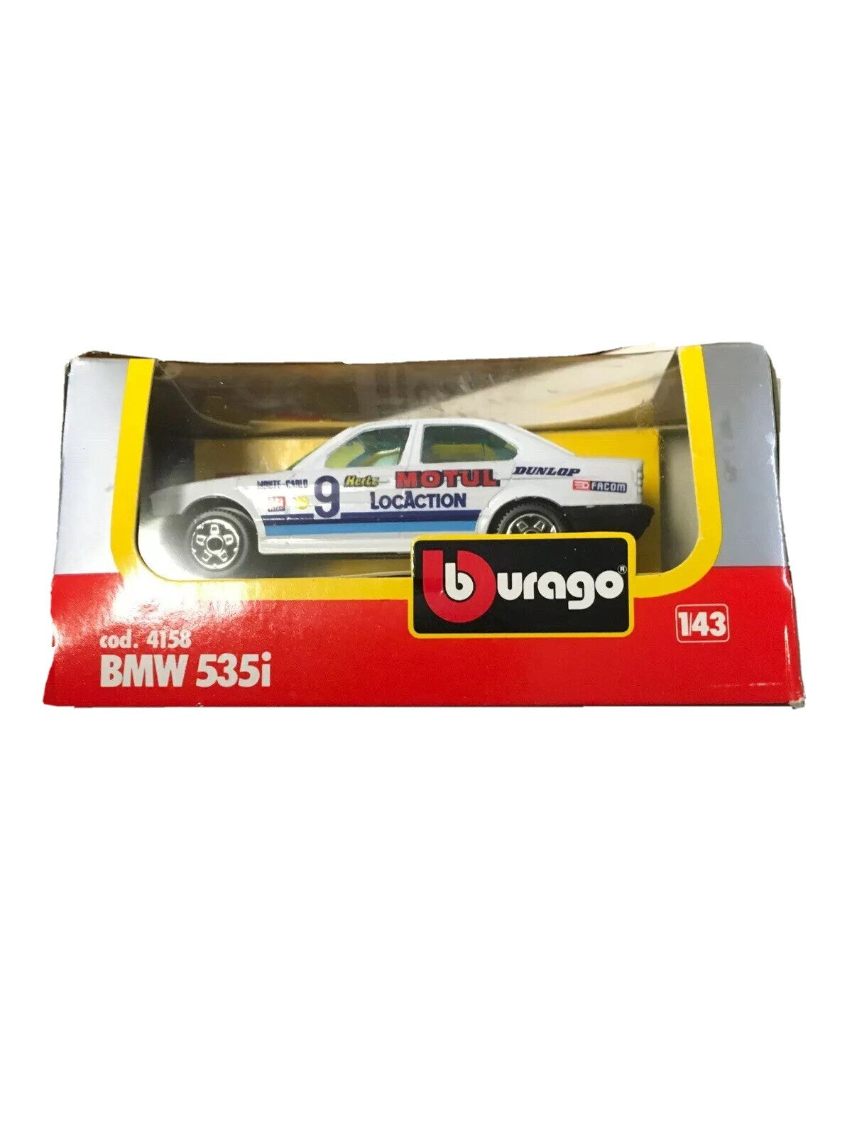Burago 1/43 Peugeot 405 Raid Car New In Box White0