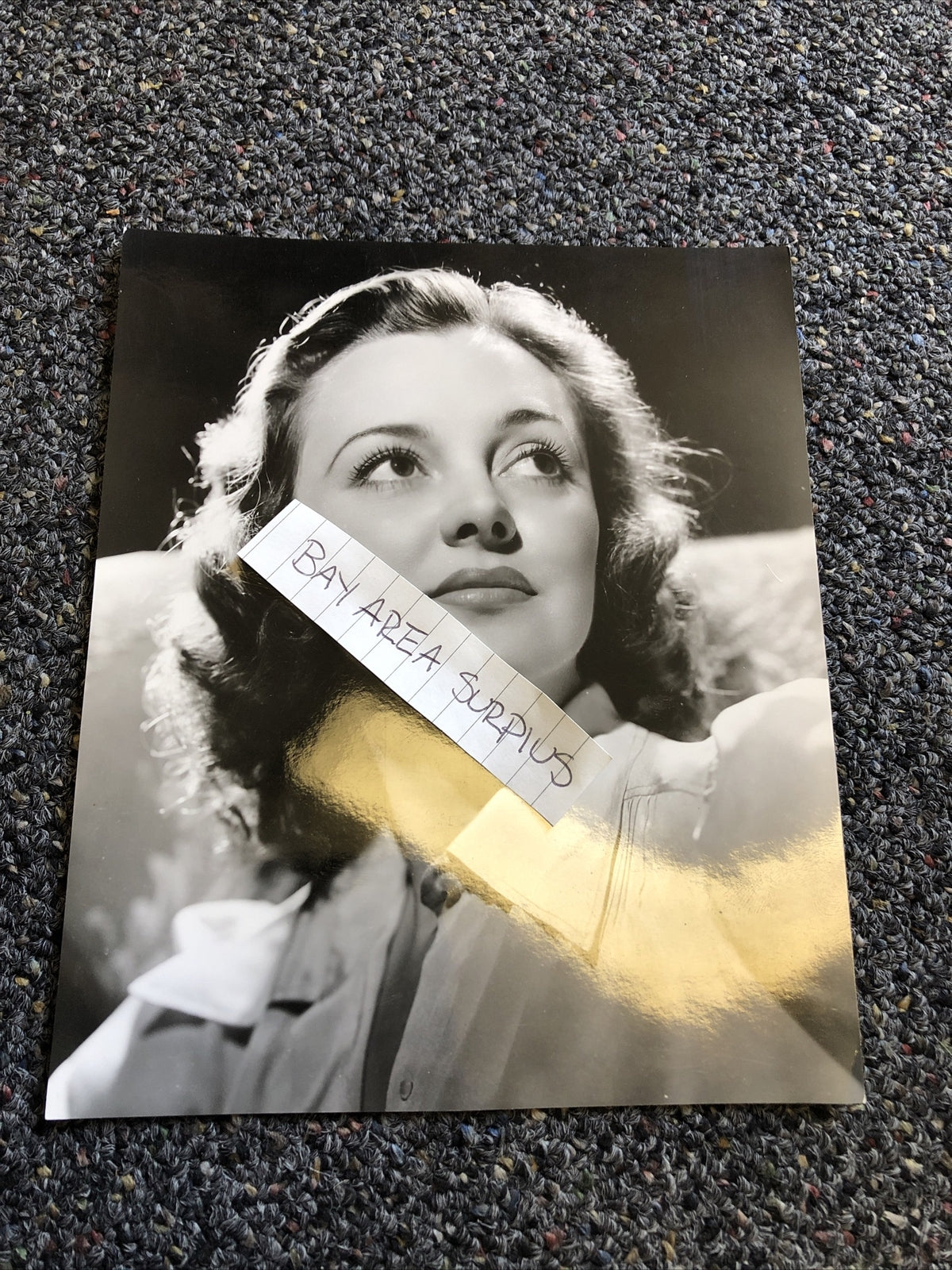 Rare Original Unpublished Photo Of Andrea Leeds Glamour Shot Candid 8”x6.5”0