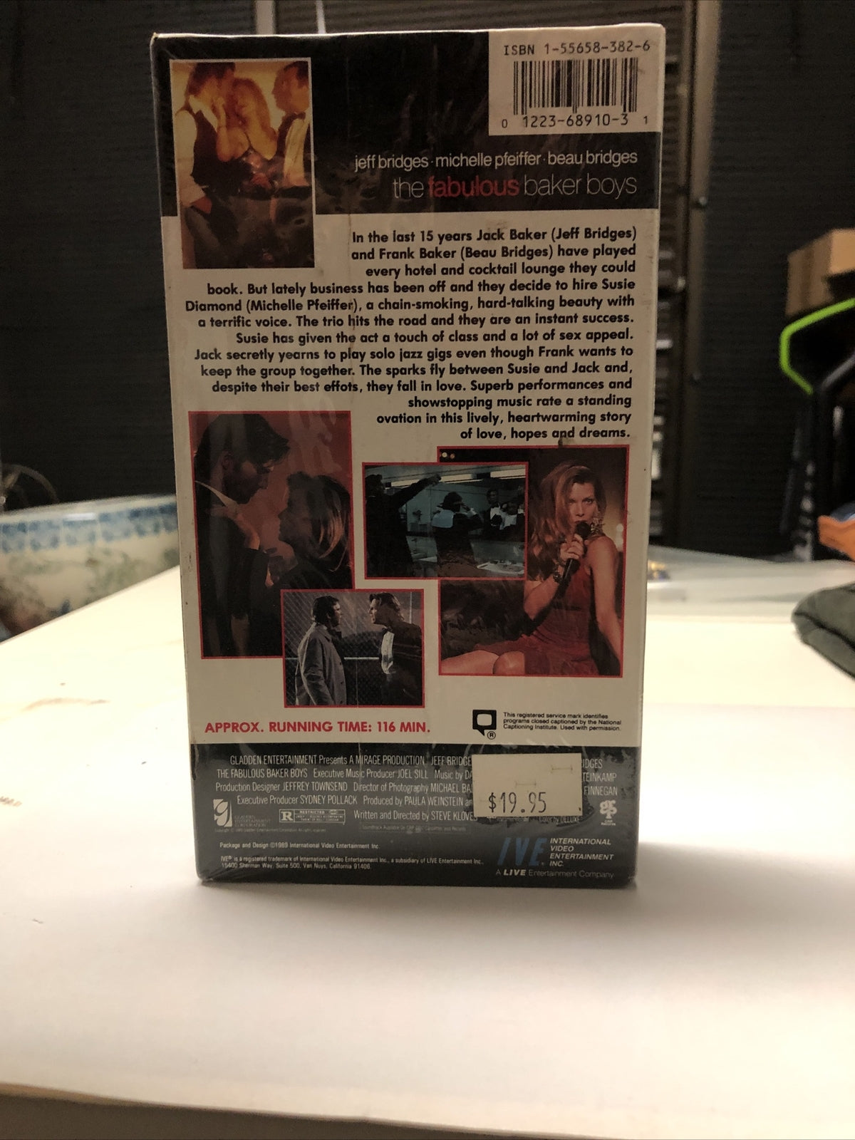 Factory Sealed The Fabulous Baker Boys (VHS, 1989)2