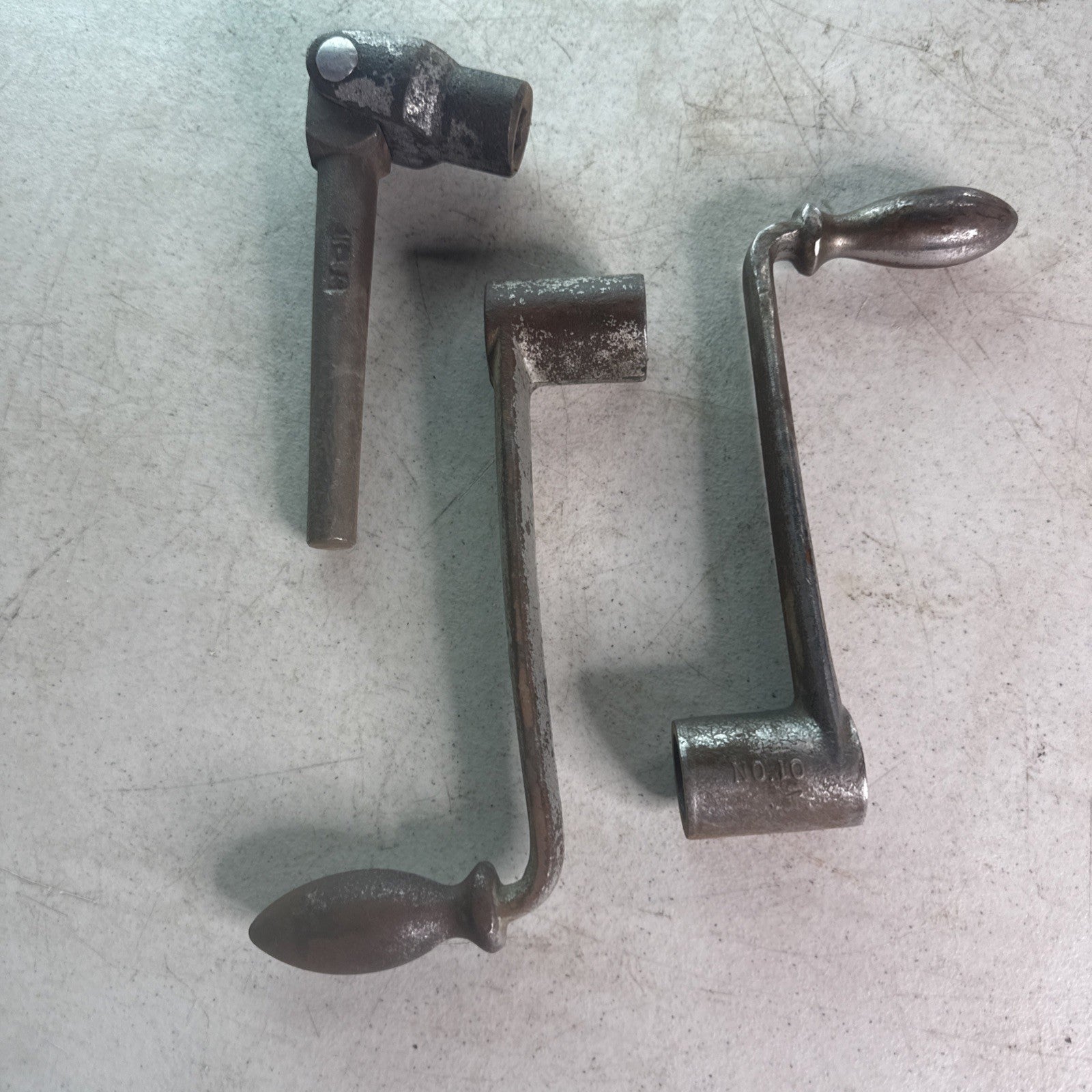 MACHINIST OkCbA LATHE MILL Machinist Balcrank Kurt Vise Handle Hand Crank Lot0