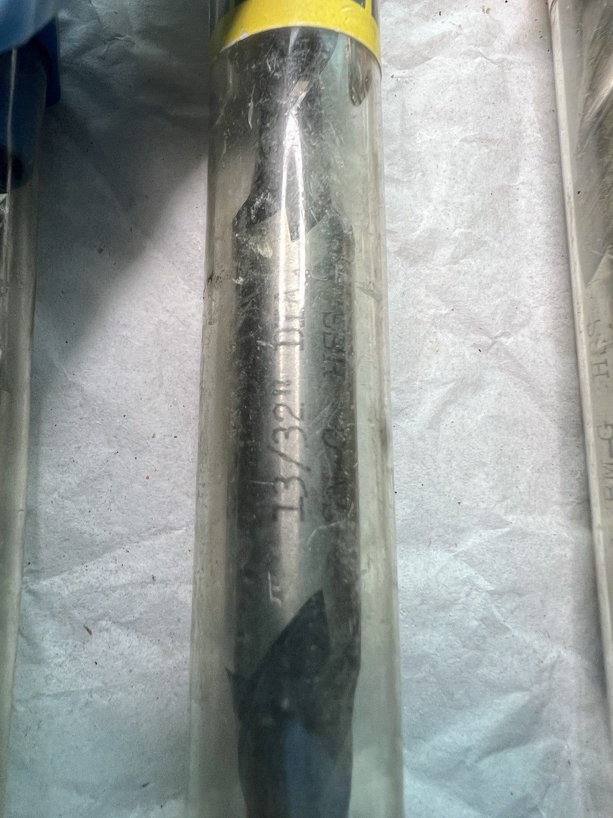 Lot of 7 HSS End Mills – Mixed Brands & Sizes – 3/8" to 3/4"4