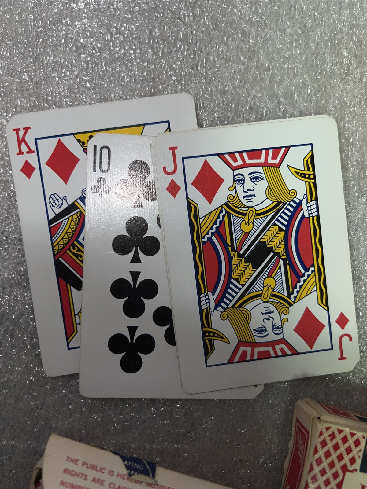Vintage Club STAMP BEE DIAMOND BACK No. 92 Club Playing Cards Harrah’s Reno3