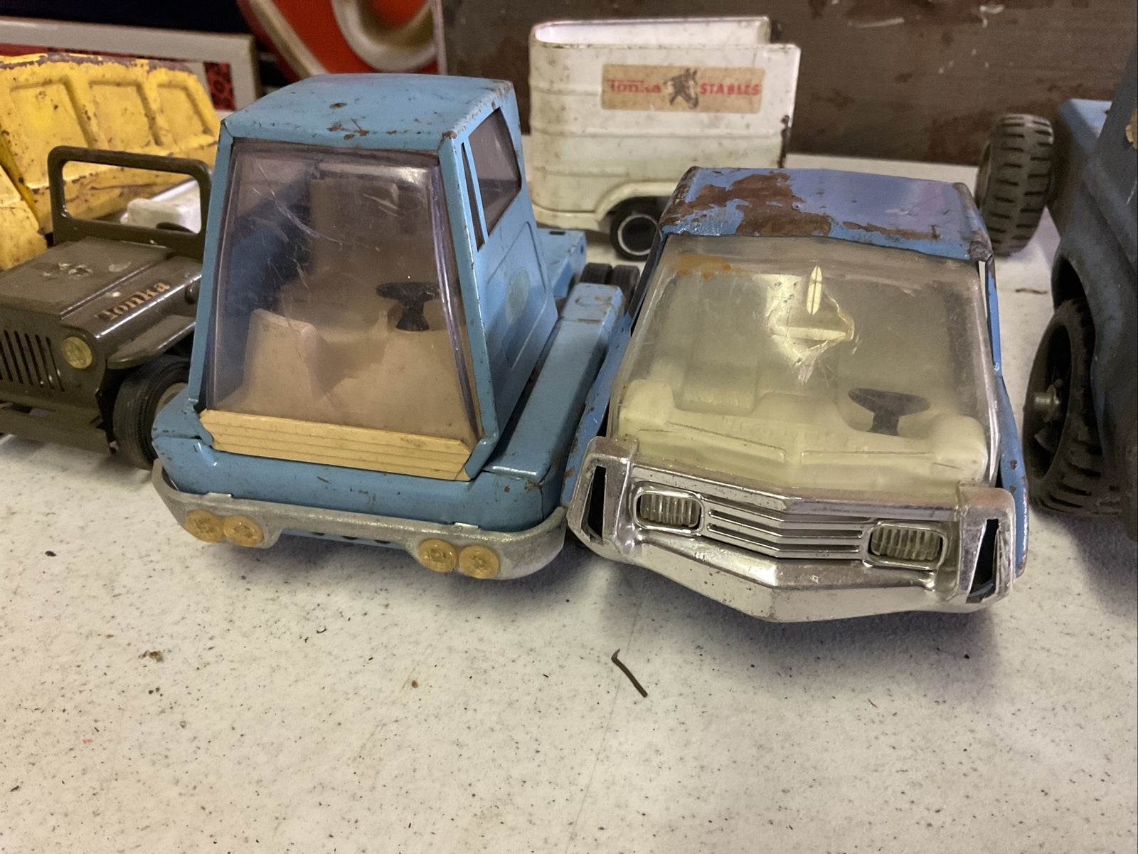 Vintage tonka trucks for Parts and Restore 1960’s Lot Of 51