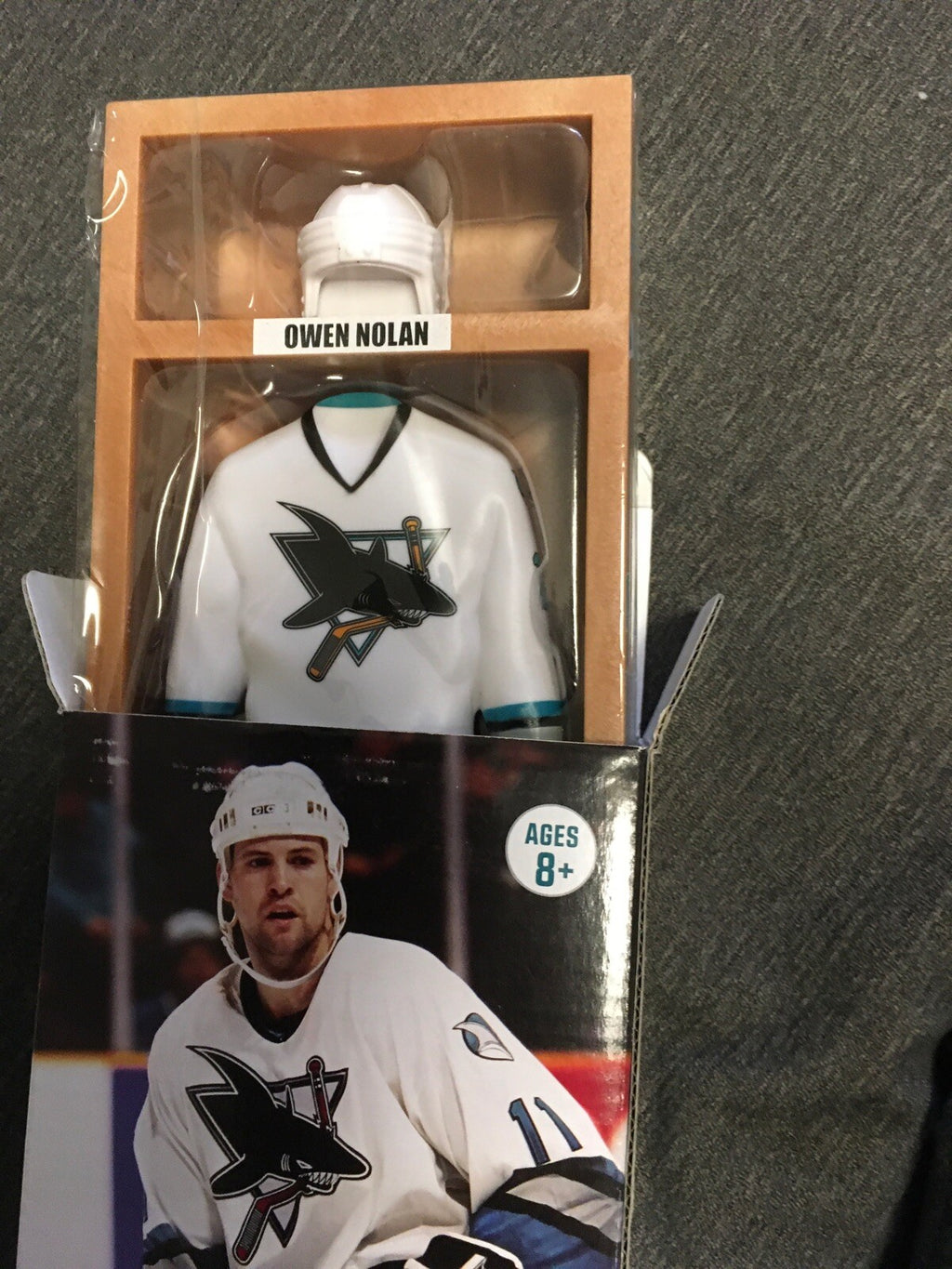 Owen Nolan 11 Mini Locker Series San Jose Sharks 25th Anniversary NHL Souvenir4
