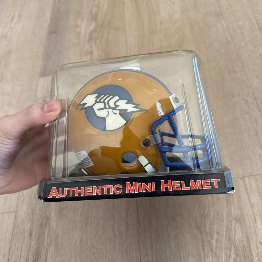 1983-85 USFL UNSIGNED MINI HELMET OAKLAND INVADERS6