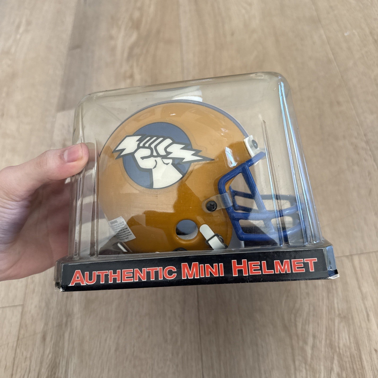1983-85 USFL UNSIGNED MINI HELMET OAKLAND INVADERS6