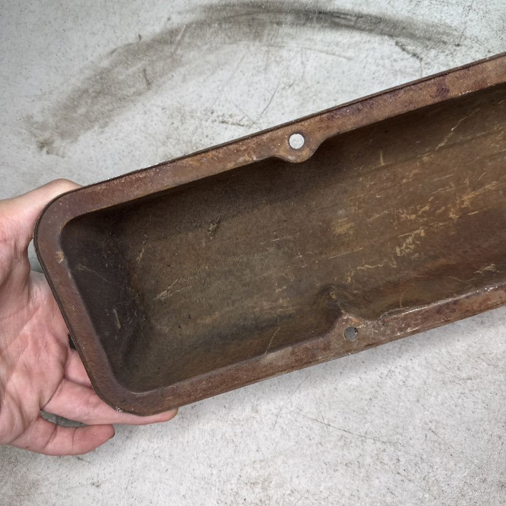 Chevrolet Smallblock OEM Script Valve Covers 1959-1967 ORANGE14