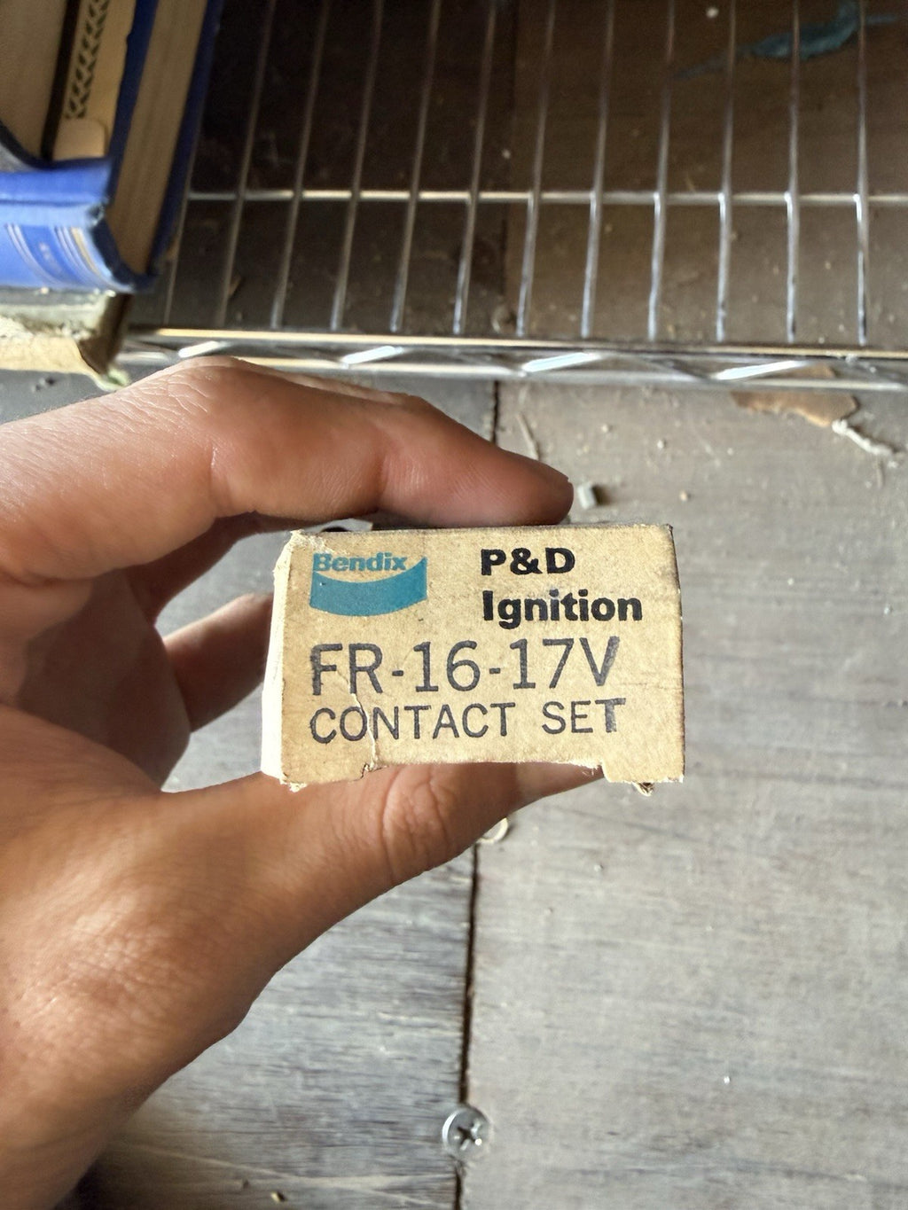 NOS Bendix P&D Ignition FR-16-17V Contact Set 1949-1953 Ford Mercury Lincoln0