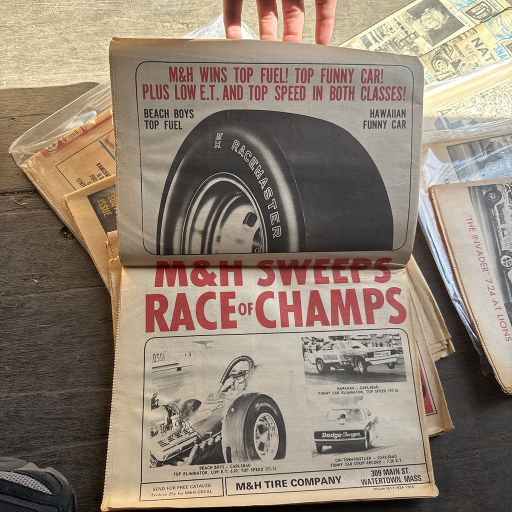 Vintage Drag News Magazine 1969 Volume 15 Drag Racing NHRA Don Garlits Lot3