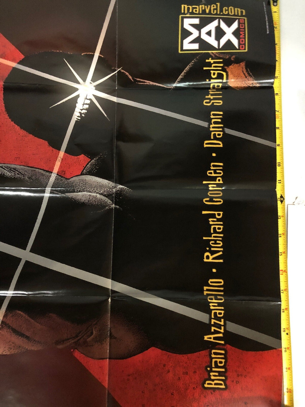 LUKE CAGE 2002 Marvel Max Promo Poster 36x24 Brian Azzarello - Mint1