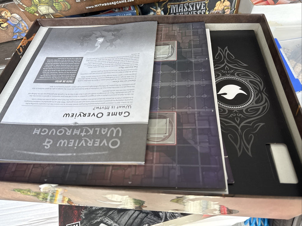 Megacon Myth Board Game  Unpunched Sealed Bags1