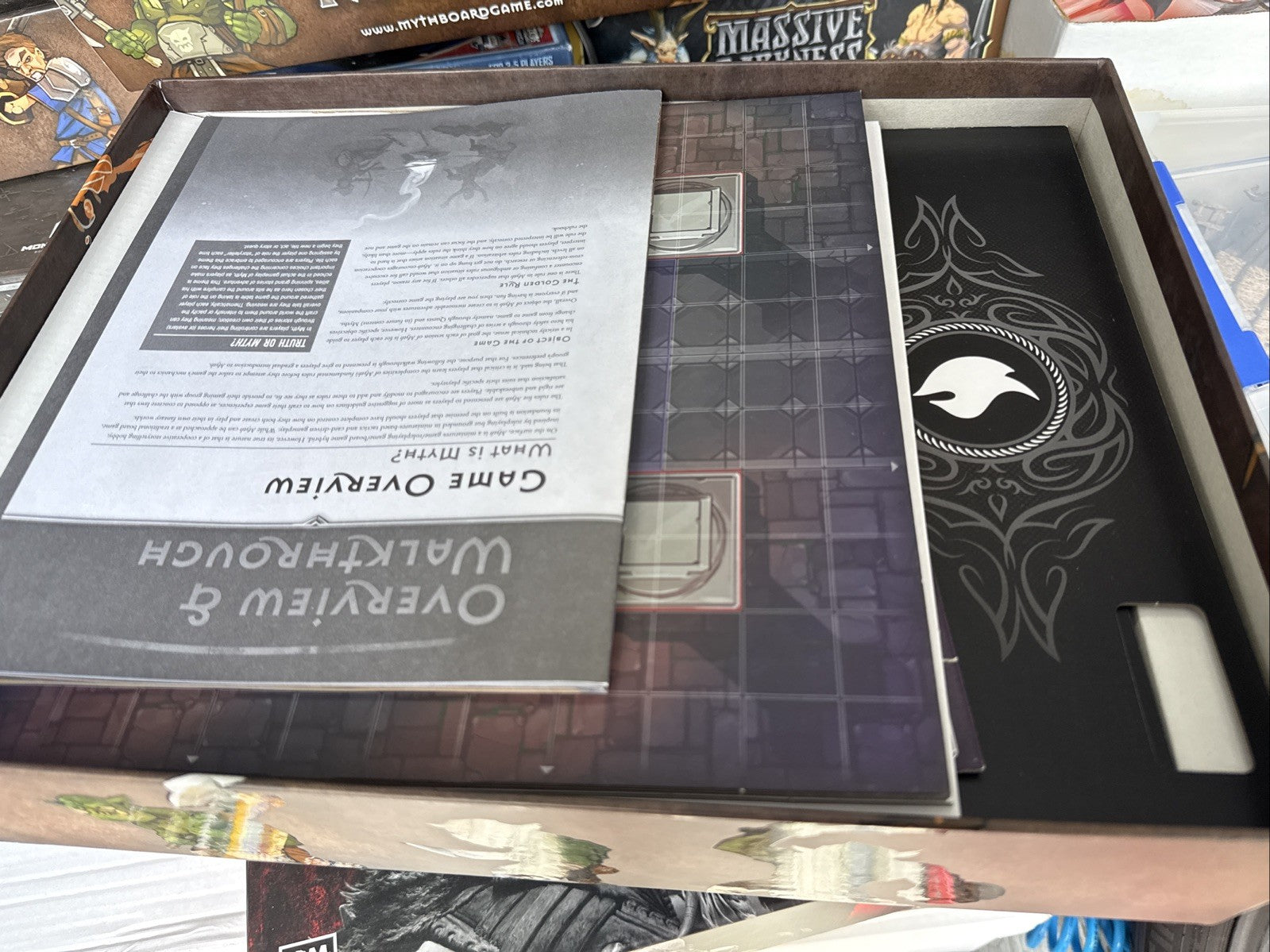 Megacon Myth Board Game  Unpunched Sealed Bags1
