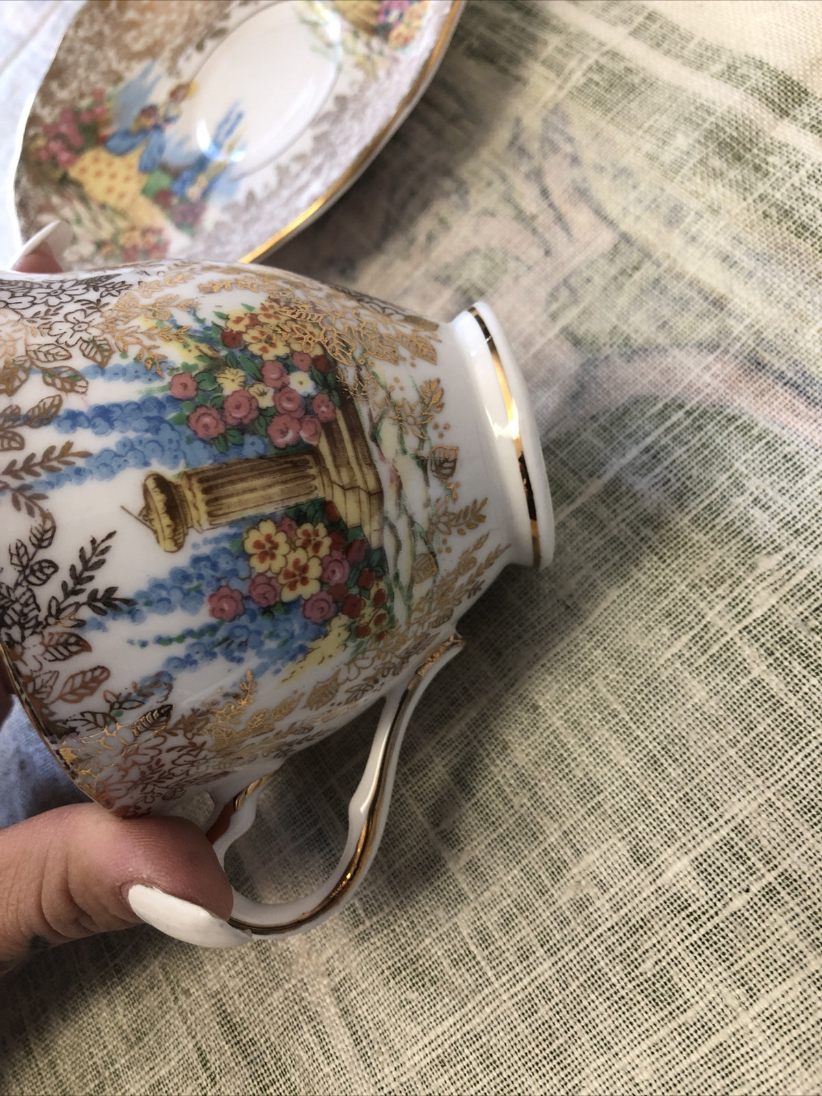 COLCLOUGH Bone China Cup And Saucer Made In England4
