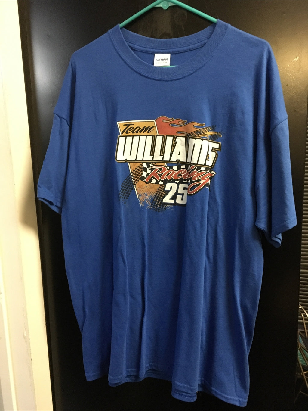 Williams Racing Team #25 Blue Vintage Sprint Car Racing T Shirt XL1