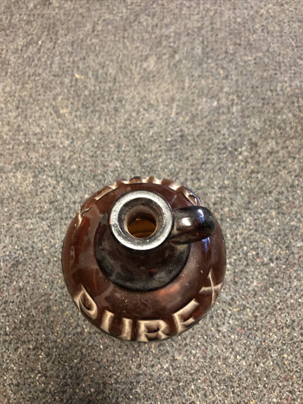 Purex Amber Brown Glass Two Full Quarts Bottle2