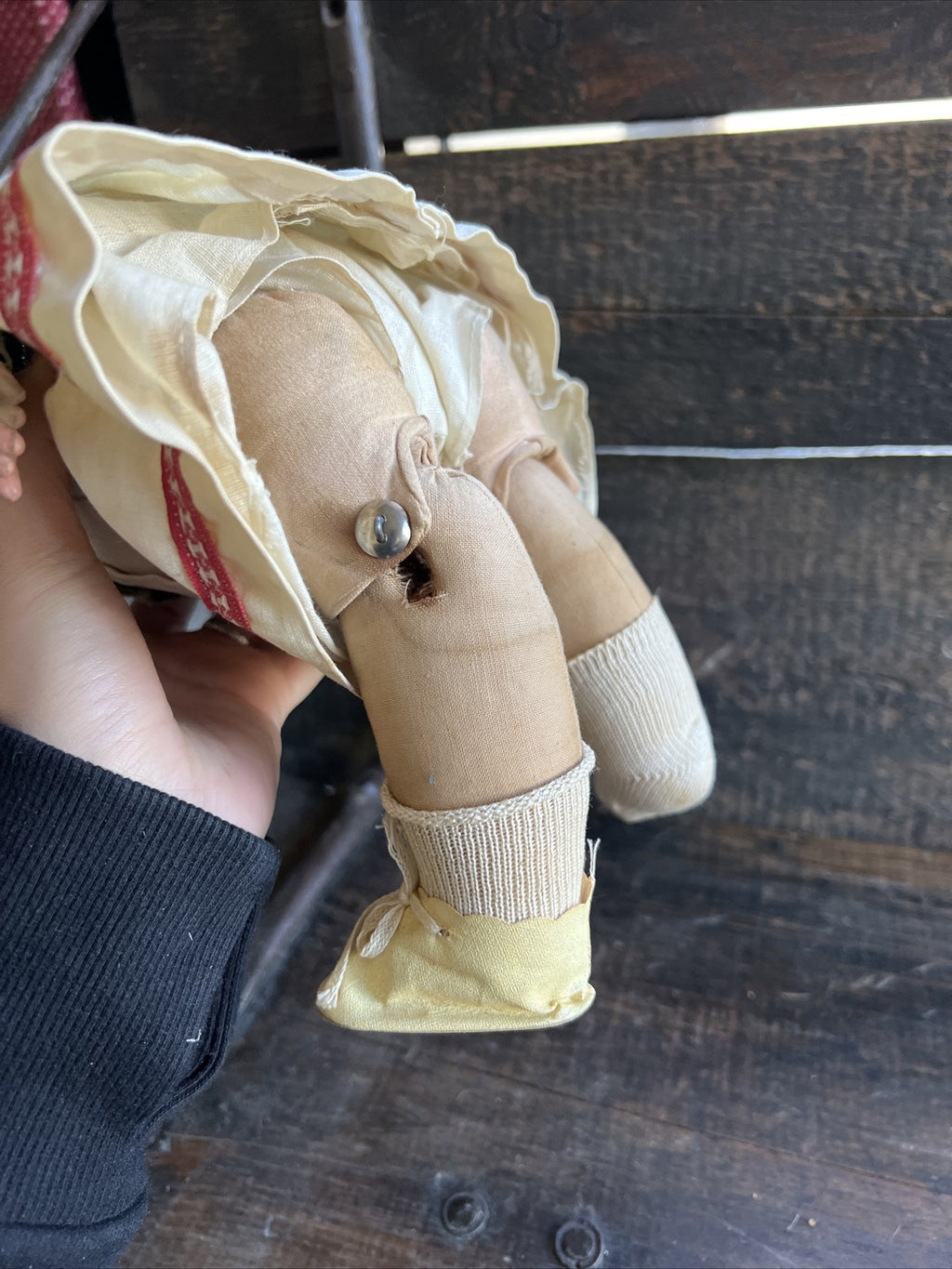 13.5” Antique Rare “Campbell Kid 1910” ! Comp And Cloth Jointed Body5