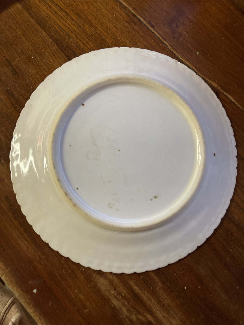 19th century porcelain floral cabinet plate Germany 8.5”7
