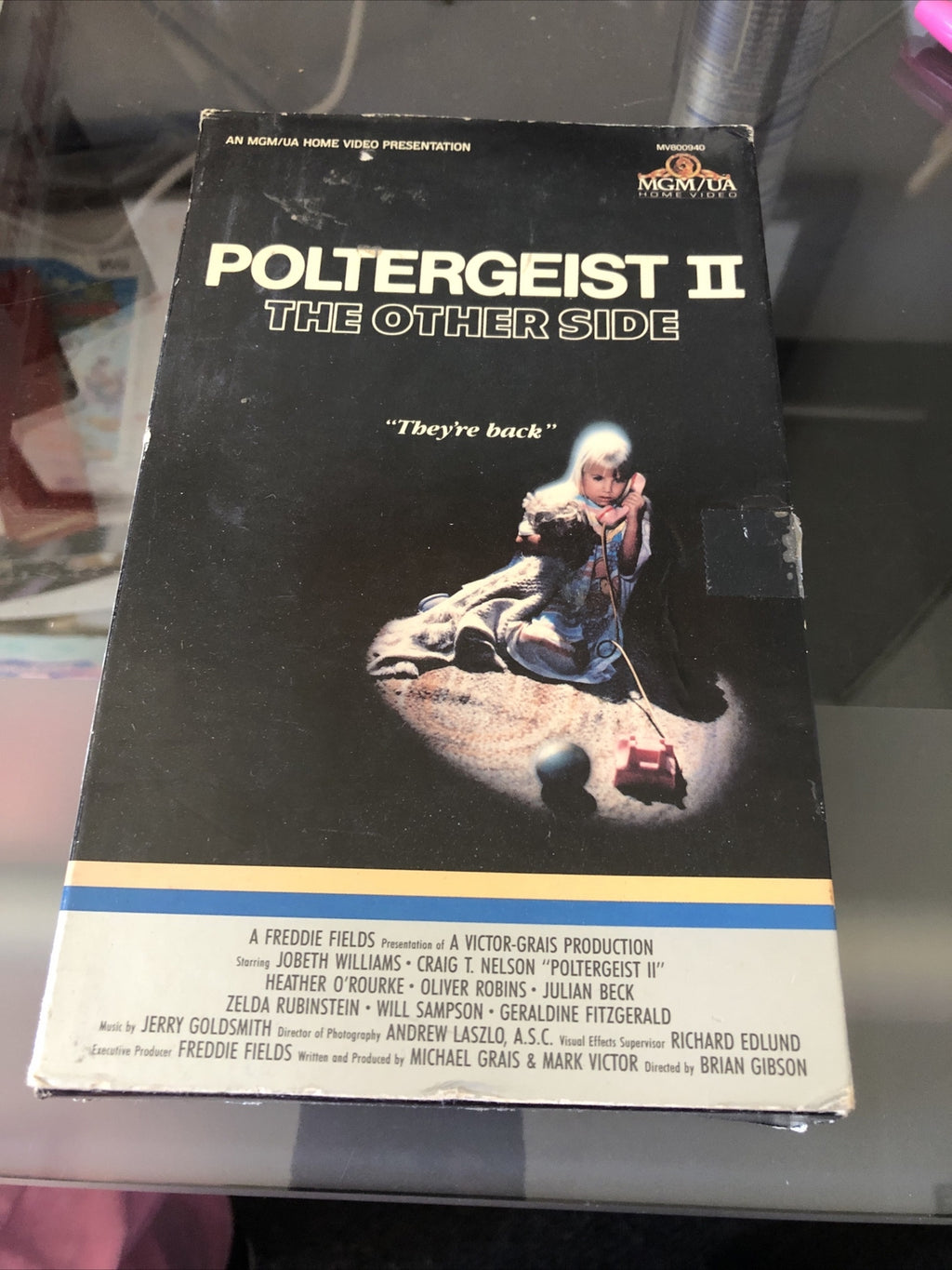 Poltergeist II: The Other Side VHS (1986 MGM/ UA Home Video Big Box release)0