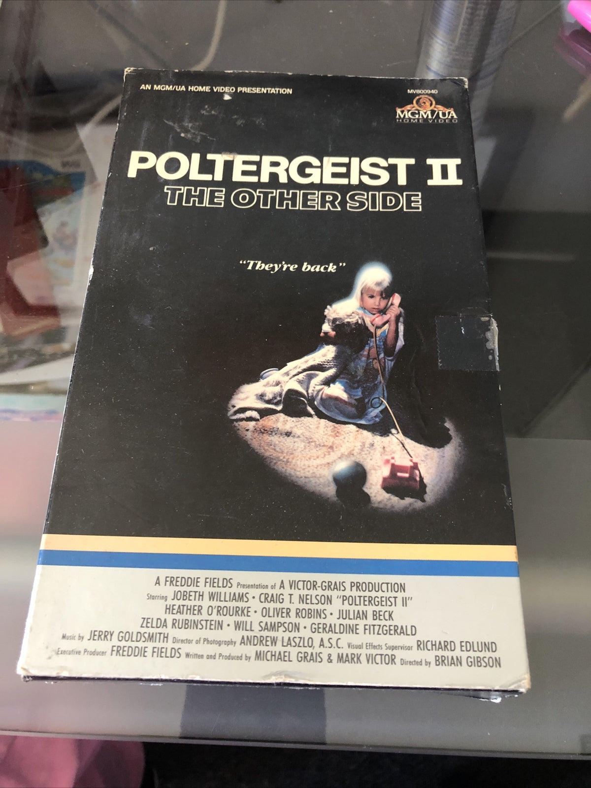 Poltergeist II: The Other Side VHS (1986 MGM/ UA Home Video Big Box release)0