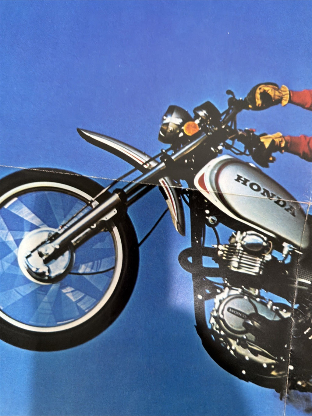 Vintage NOS 1970s-80s  Honda XL-250 Motorcycle Dealership Poster3
