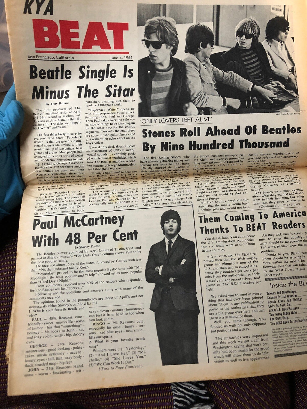 KYA Edition Beat Vol 1 #45 Vintage America’s Largest Teen Newspaper2