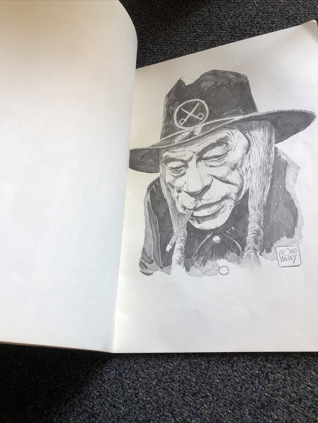THE MOVIE COWBOY by Doug Wildey (1971) 12 x 17 art portfolio 26 large prints3