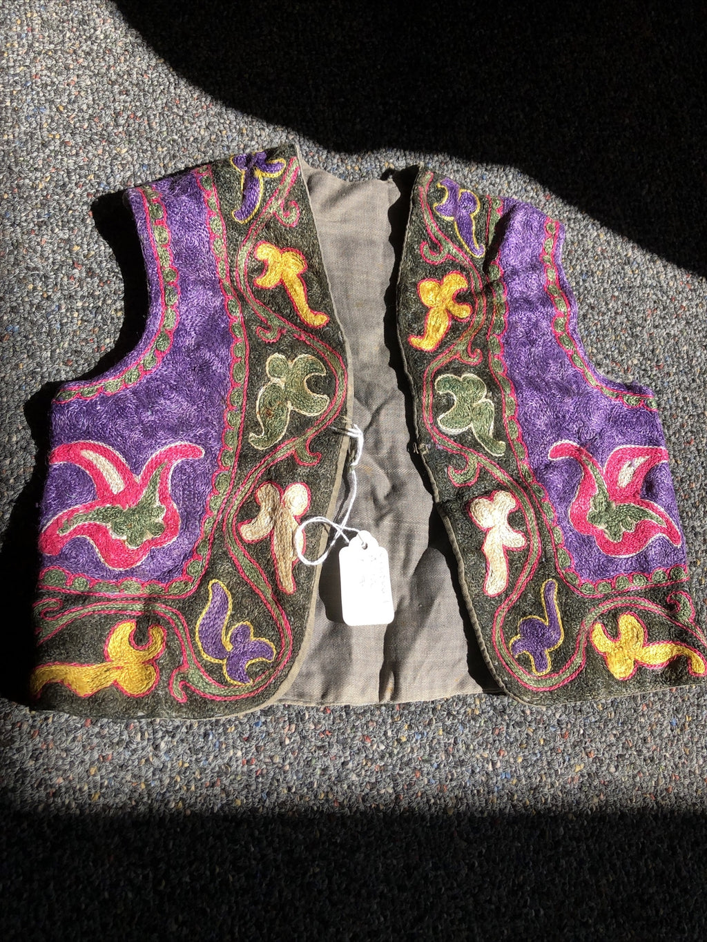 Vintage Handmade Small Asian Vest0