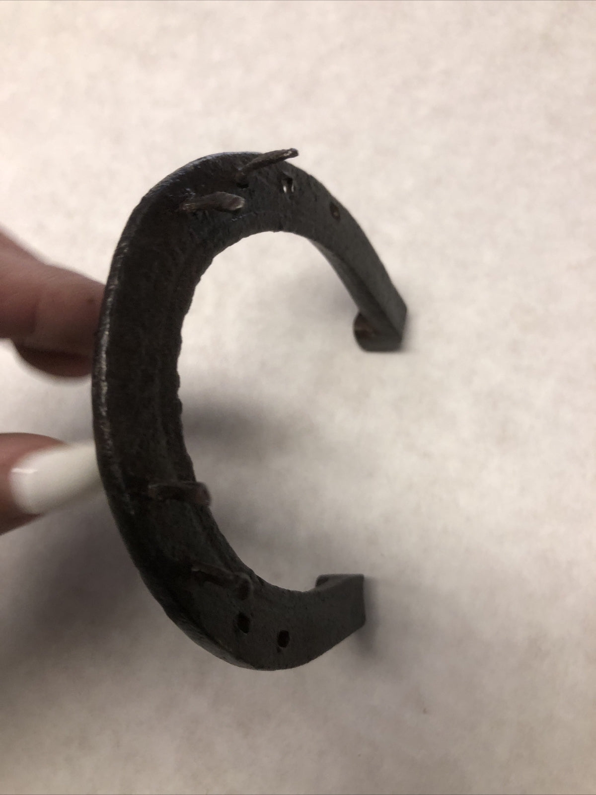 Antique Cast Iron Horseshoe 4.5”x4.5”3