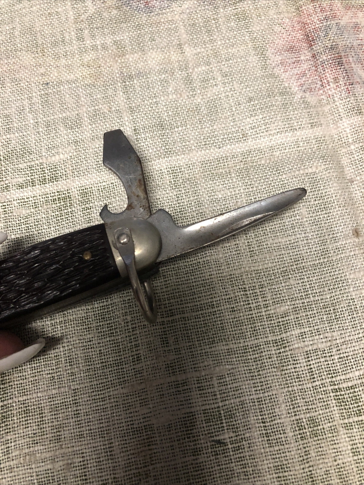 Vintage Ulster USA Boy Scout Pocket Knife 4 Blades3