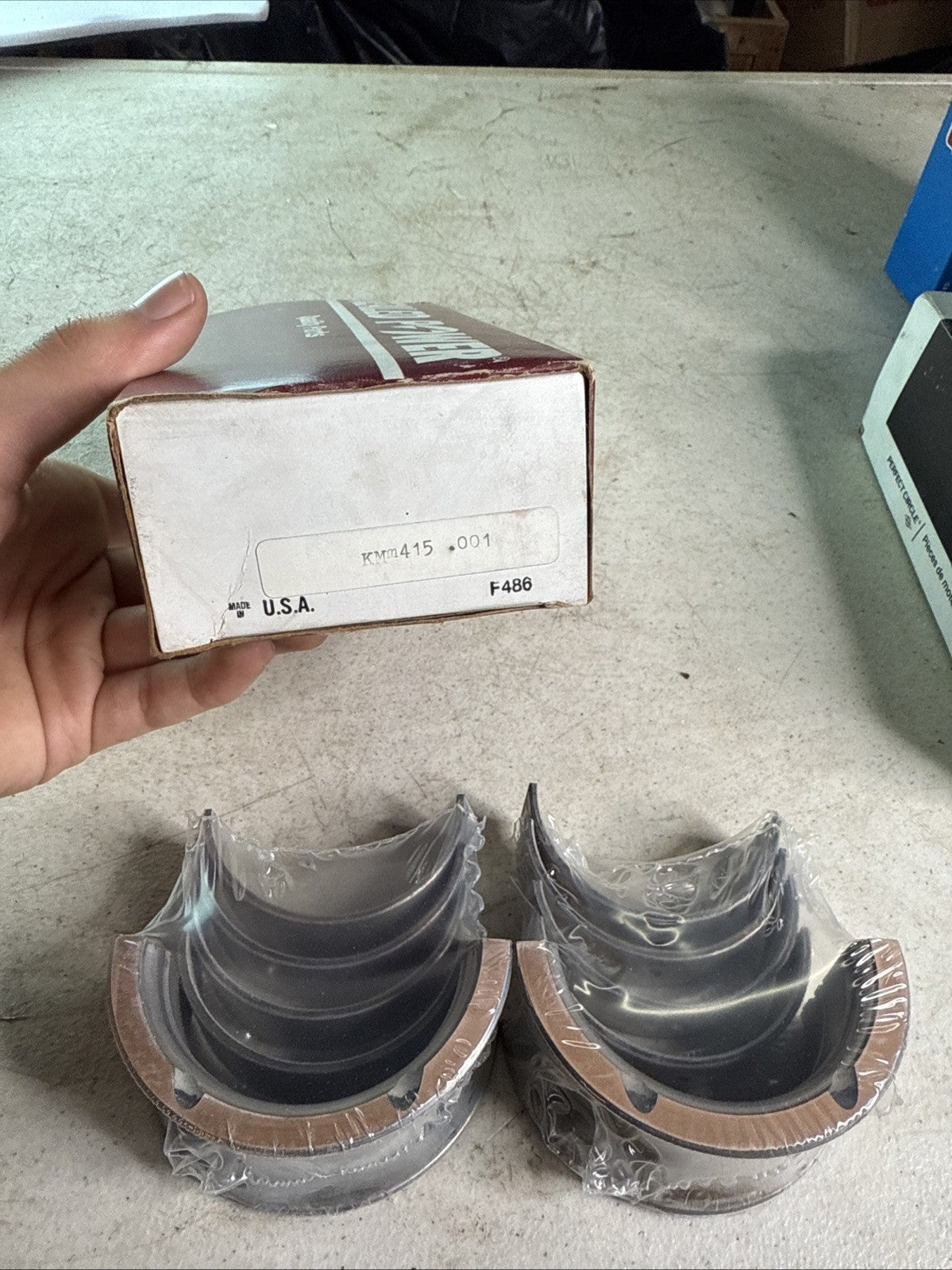 NEW Sealed Power KM 415.001 Engine Crankshaft Bearings Performance0