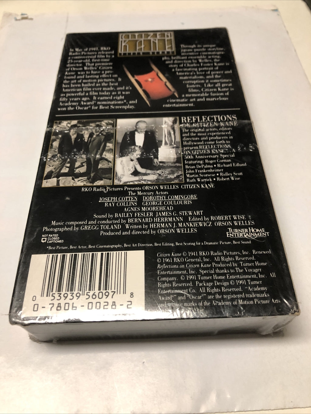 Citizen Kane VHS 50th Anniversary Orson Welles Factory Sealed Unopened3