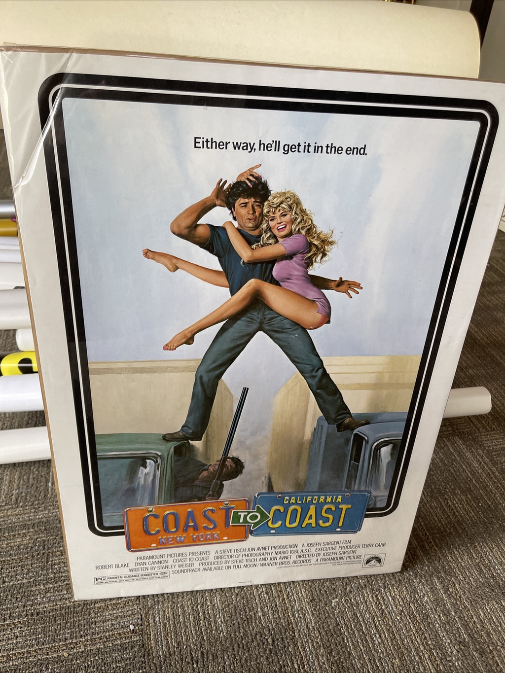 Coast To Coast, original movie poster Robert Blake, Dyan Cannon0