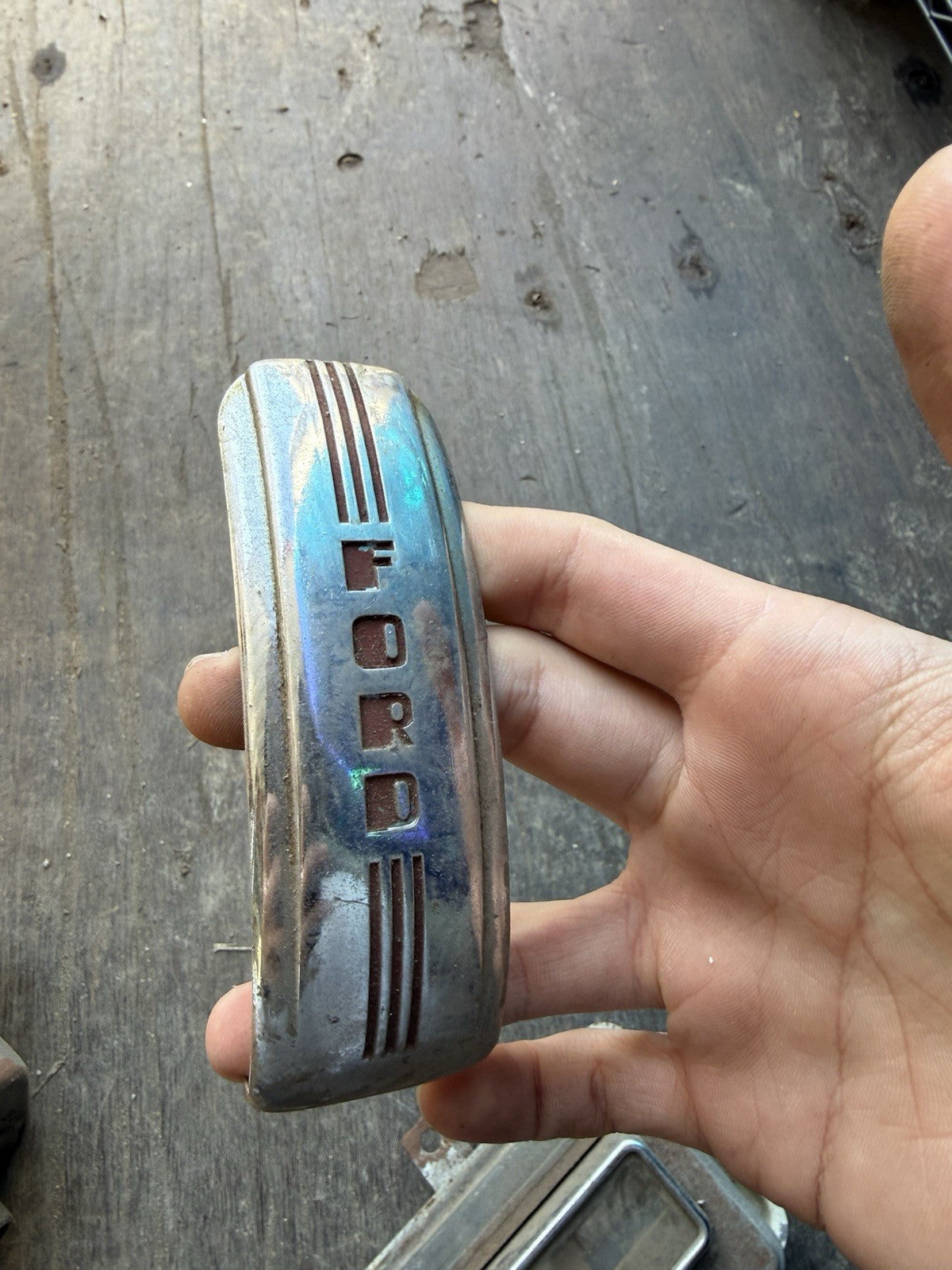 1941 Ford Dash Emblem , Original, 11A7004402B1